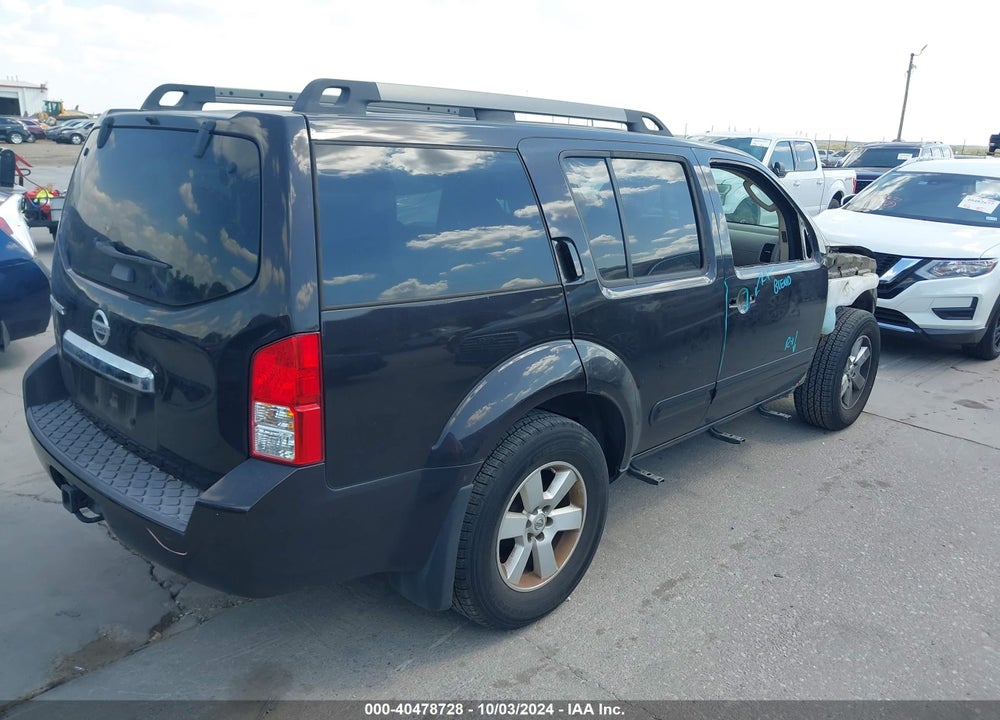 2012 NISSAN PATHFINDER SV VIN: 5N1AR1NN4CC633104