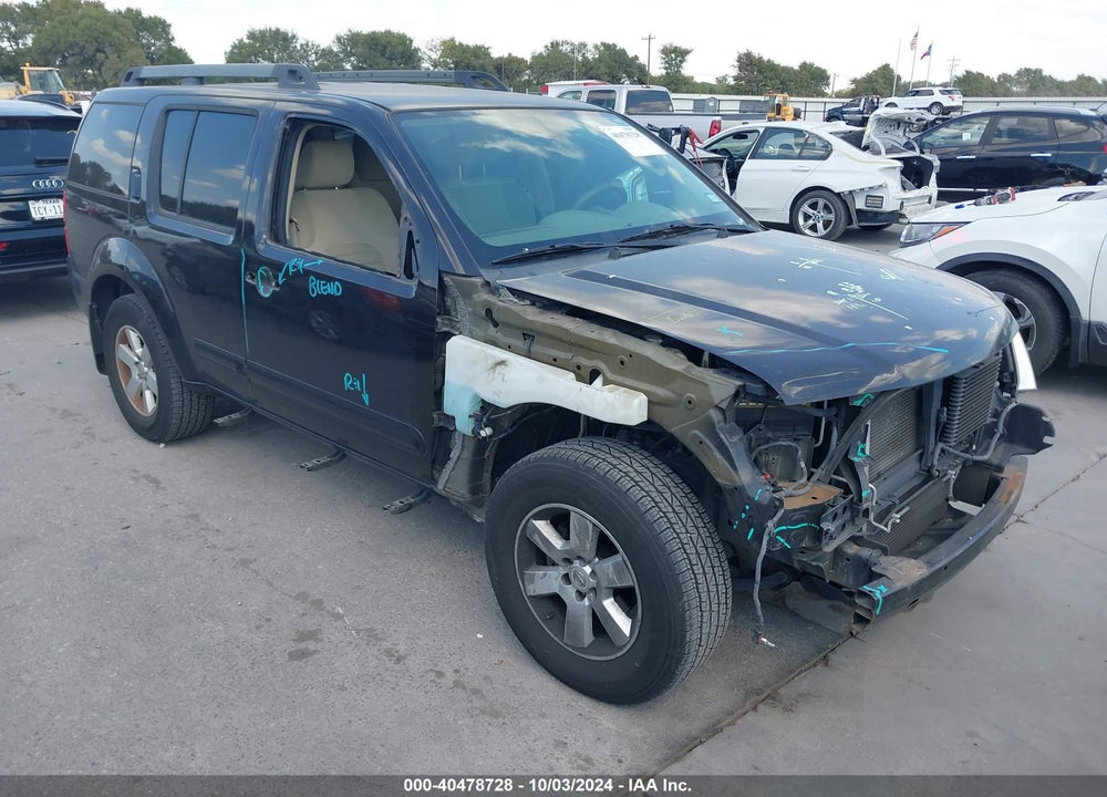2012 NISSAN PATHFINDER SV VIN: 5N1AR1NN4CC633104