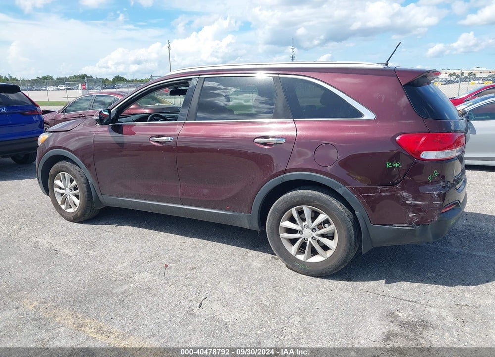 2016 KIA SORENTO 2.4L LX VIN: 5XYPG4A30GG127653