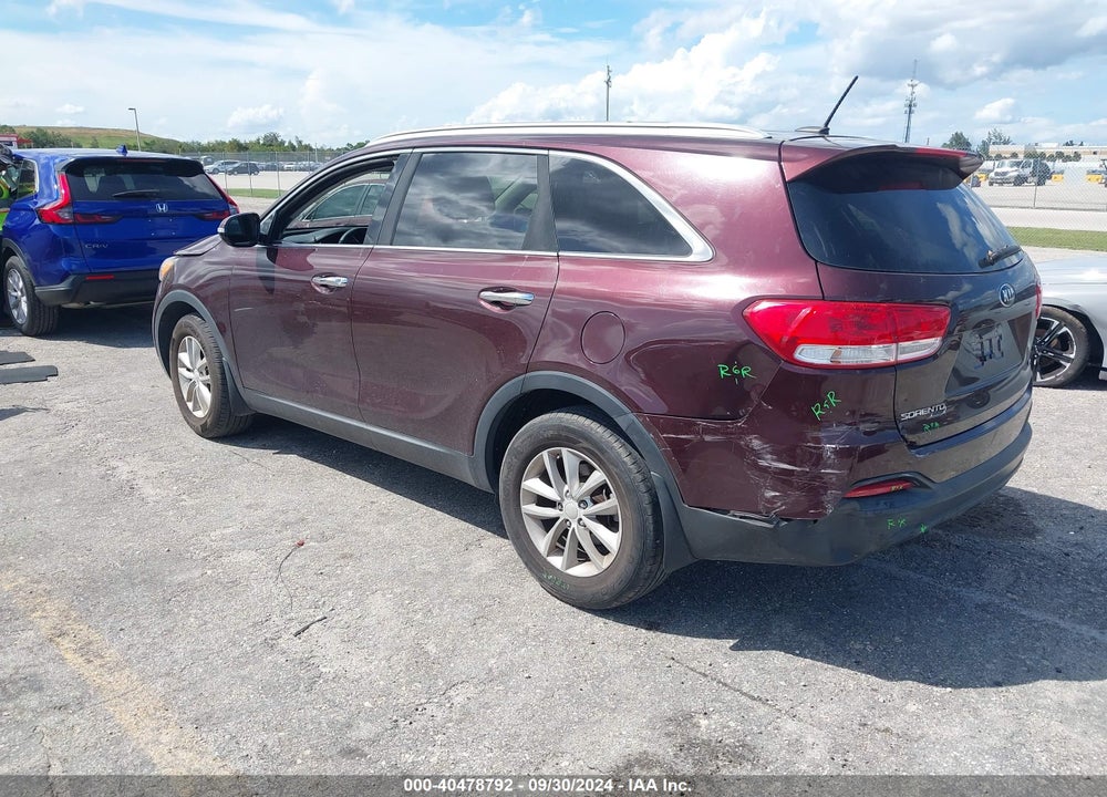 2016 KIA SORENTO 2.4L LX VIN: 5XYPG4A30GG127653