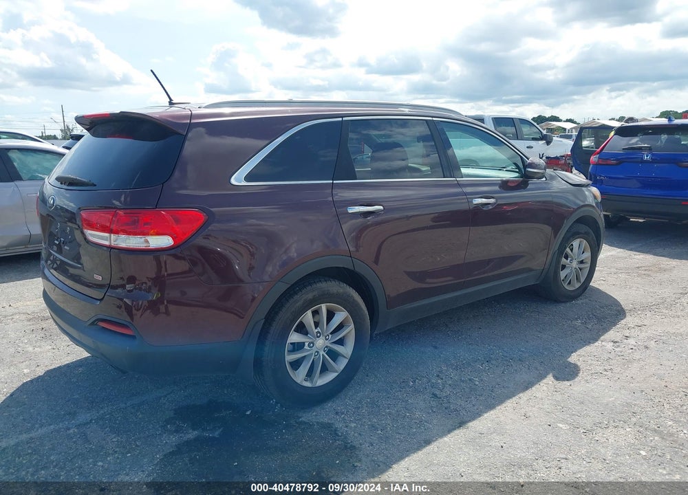 2016 KIA SORENTO 2.4L LX VIN: 5XYPG4A30GG127653