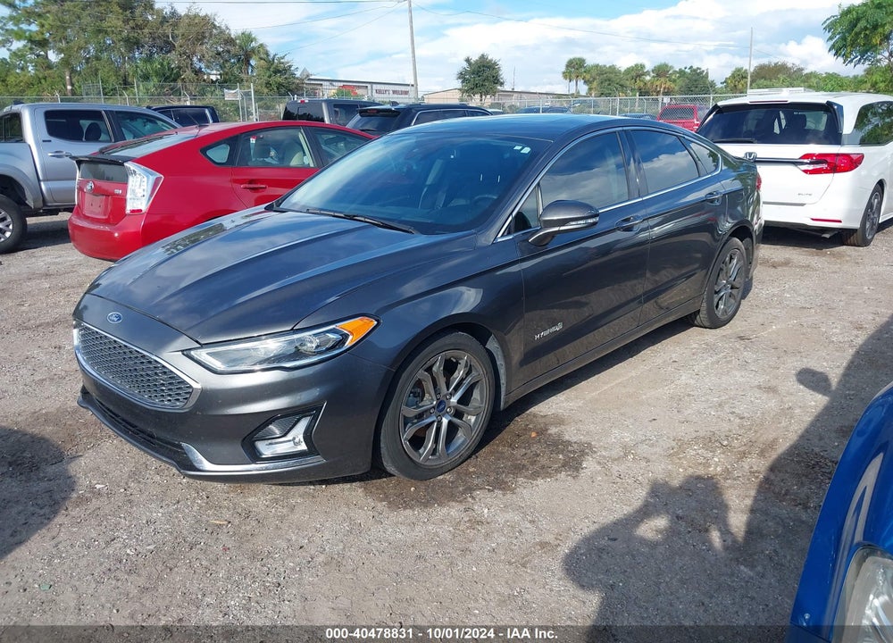 2019 FORD FUSION HYBRID TITANIUM VIN: 3FA6P0RU4KR209231