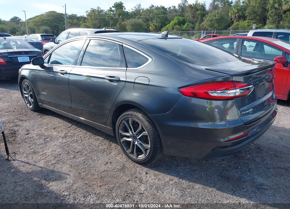 2019 FORD FUSION HYBRID TITANIUM VIN: 3FA6P0RU4KR209231