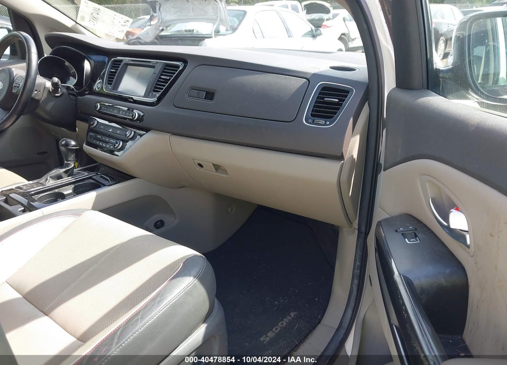 2015 KIA SEDONA SX VIN: KNDMC5C19F6046569