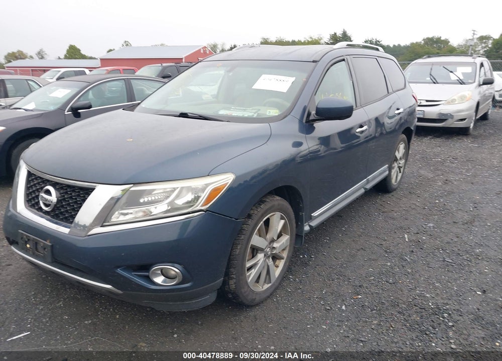 2013 NISSAN PATHFINDER PLATINUM VIN: 5N1AR2MM8DC654215