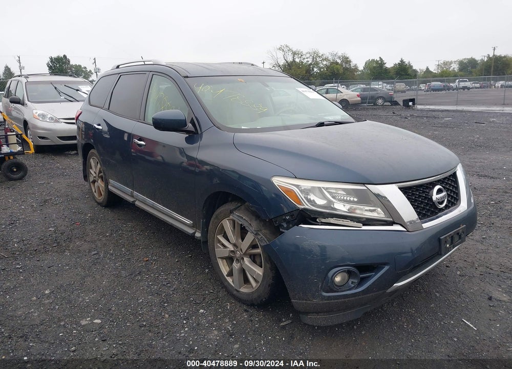 2013 NISSAN PATHFINDER PLATINUM VIN: 5N1AR2MM8DC654215