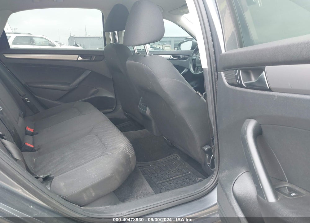 2012 VOLKSWAGEN PASSAT 2.5L S VIN: 1VWAP7A35CC057604