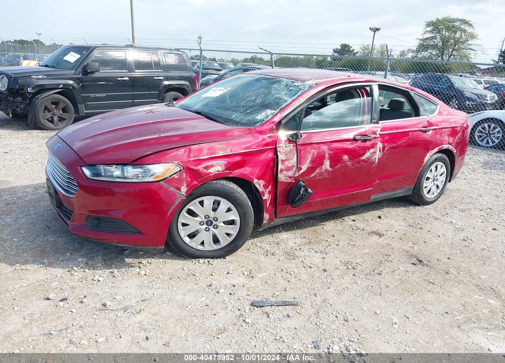 2014 FORD FUSION S VIN: 3FA6P0G71ER231754