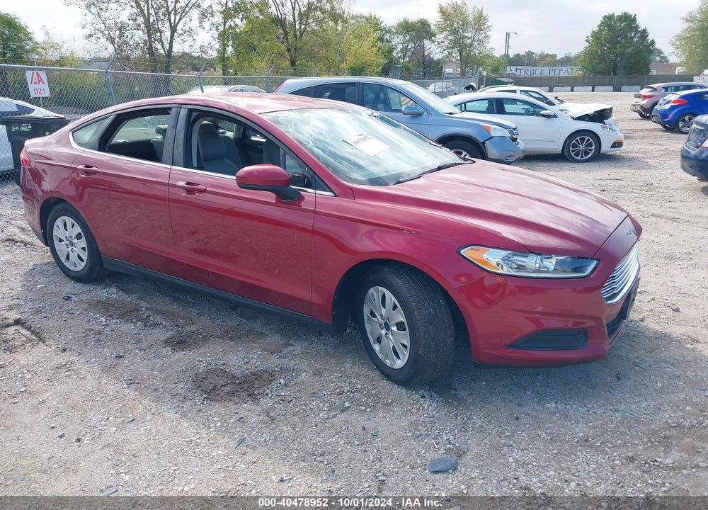 2014 FORD FUSION S VIN: 3FA6P0G71ER231754