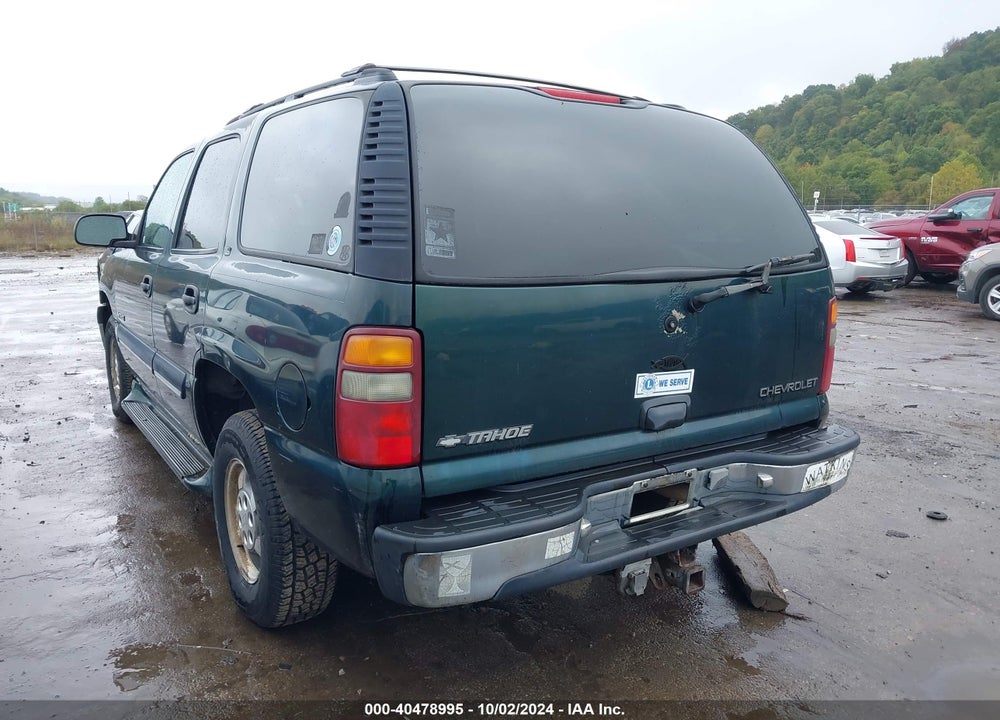 2001 CHEVROLET TAHOE LS VIN: 1GNEK13T71J152548