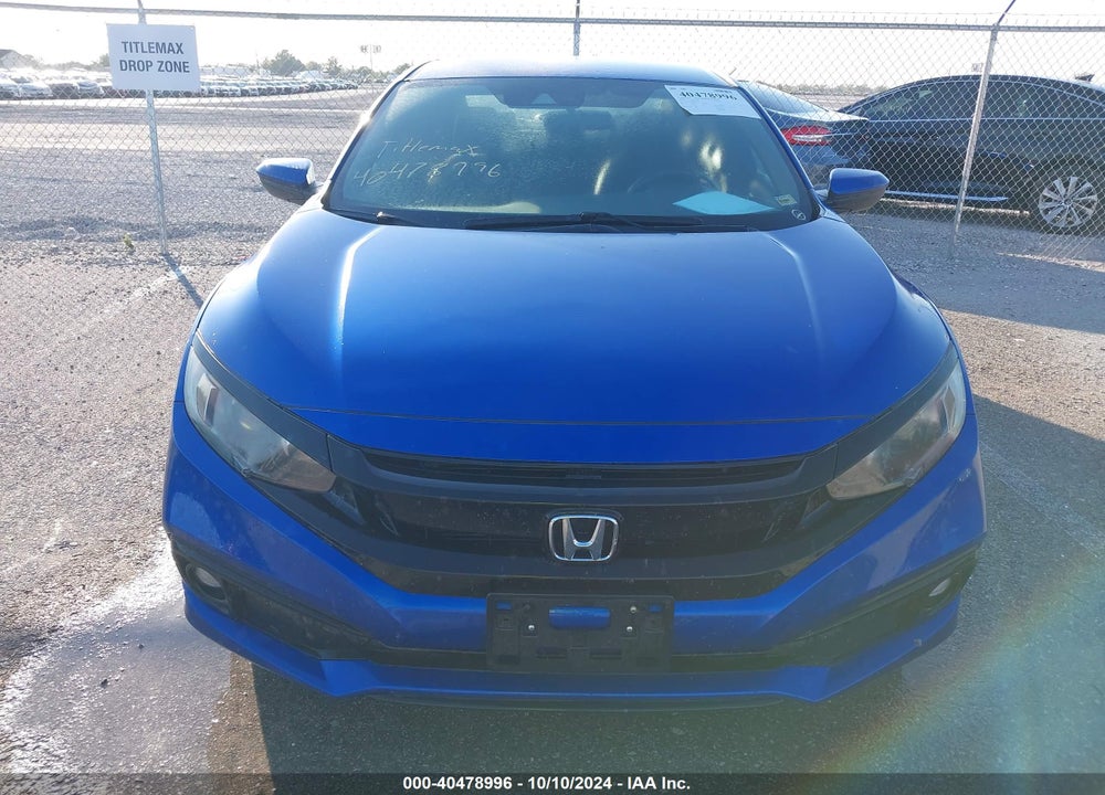 2019 HONDA CIVIC SPORT VIN: 19XFC2F88KE027256