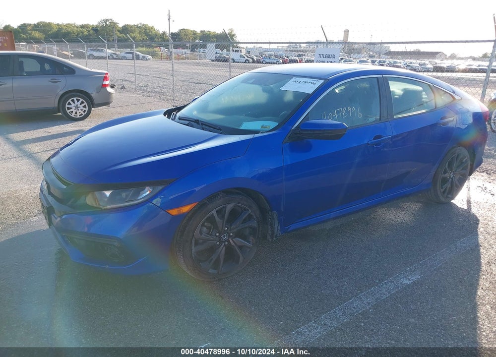 2019 HONDA CIVIC SPORT VIN: 19XFC2F88KE027256