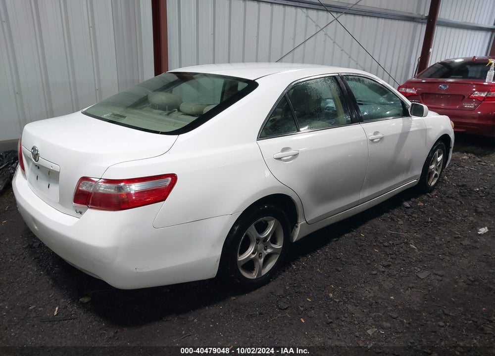 2007 TOYOTA CAMRY LE VIN: JTNBE46K273035704