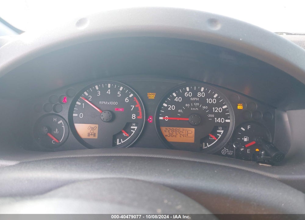 2008 NISSAN XTERRA S VIN: 5N1AN08W08C541330