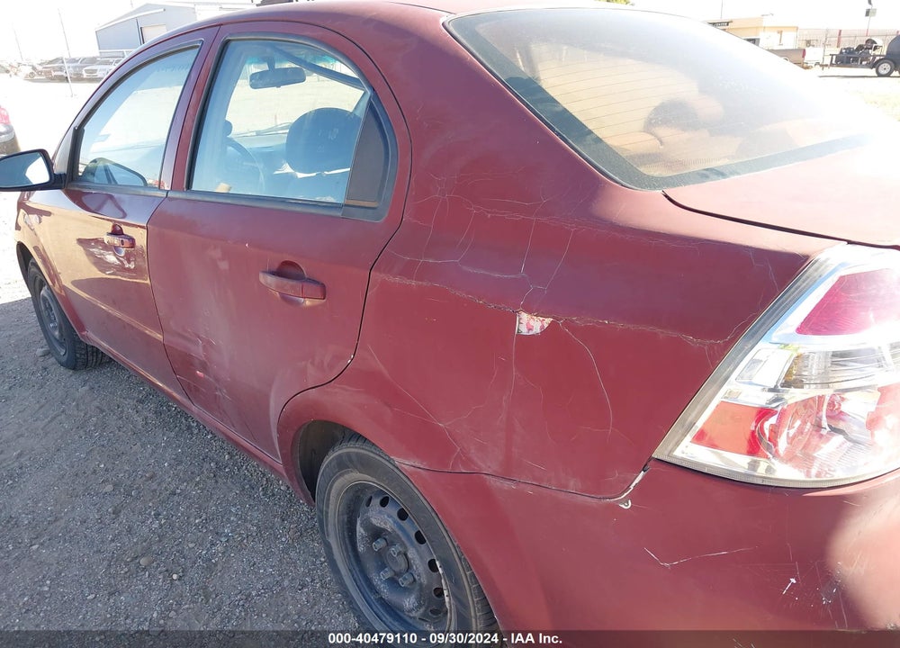 2008 CHEVROLET AVEO LS VIN: KL1TD56658B115730