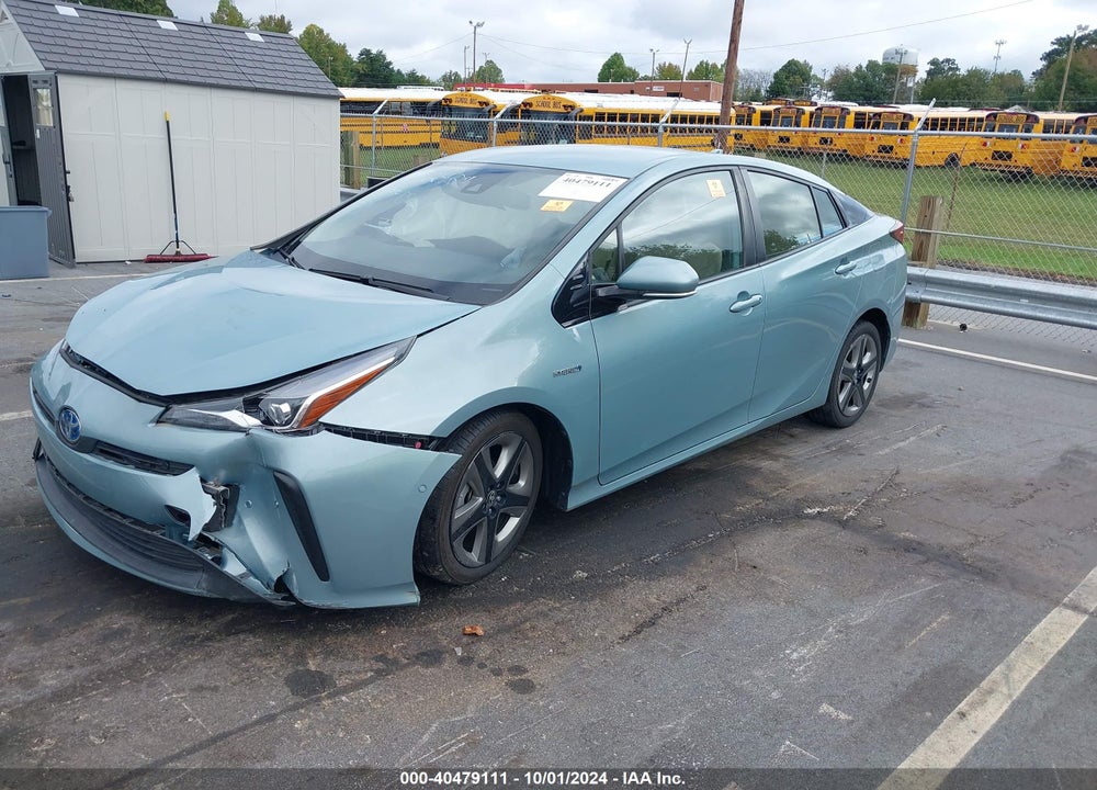 2019 TOYOTA PRIUS XLE VIN: JTDKARFU6K3084198