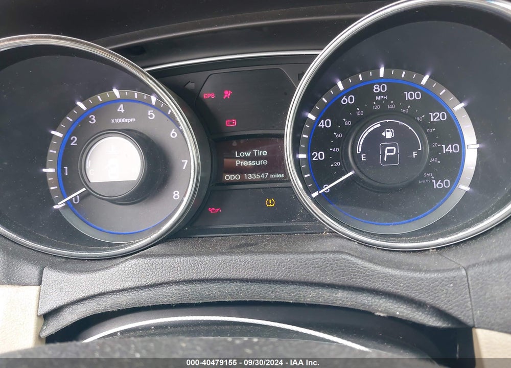 2013 HYUNDAI SONATA VIN: 5NPEB4AC9DH763661