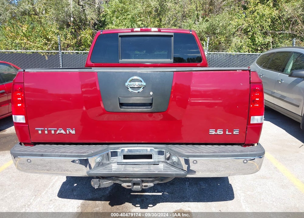 2006 NISSAN TITAN LE VIN: 1N6BA07B76N572088