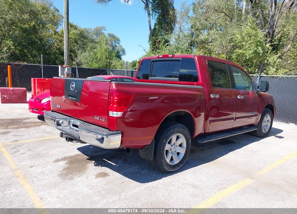 2006 NISSAN TITAN LE VIN: 1N6BA07B76N572088