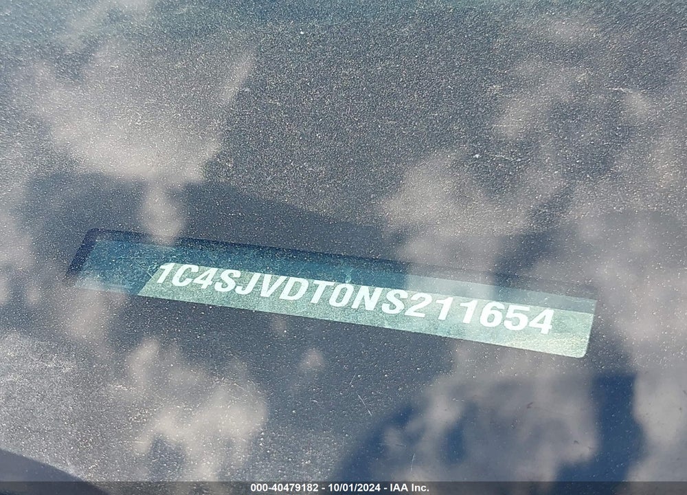 2022 JEEP WAGONEER SERIES III 4X4 VIN: 1C4SJVDT0NS211654
