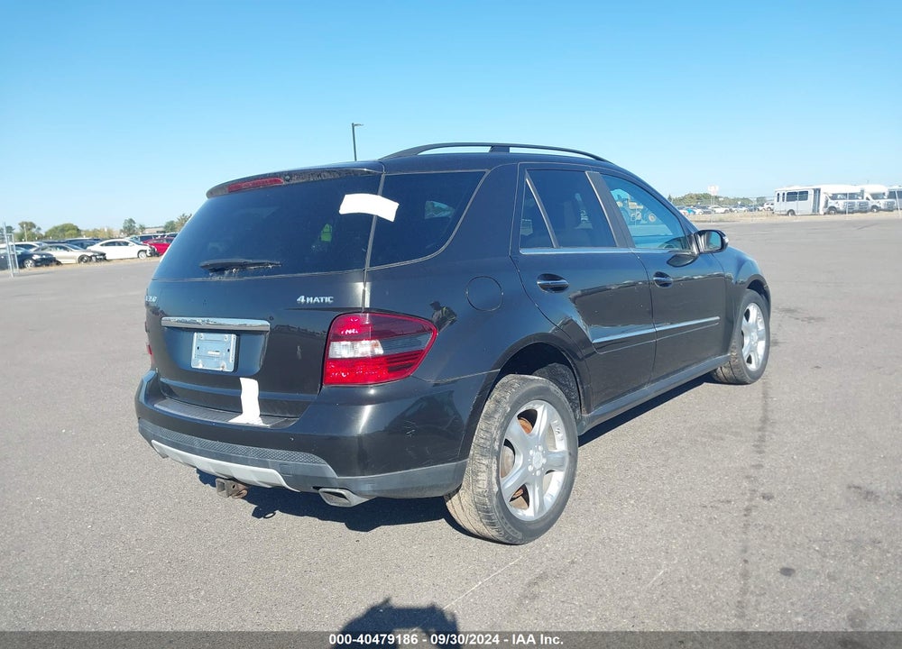 2008 MERCEDES-BENZ ML 350 4MATIC VIN: 4JGBB86E98A401259