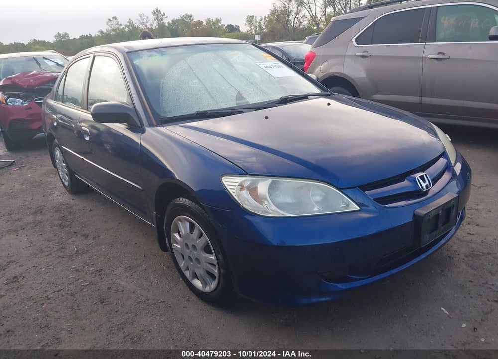 2005 HONDA CIVIC LX VIN: 2HGES15545H588077