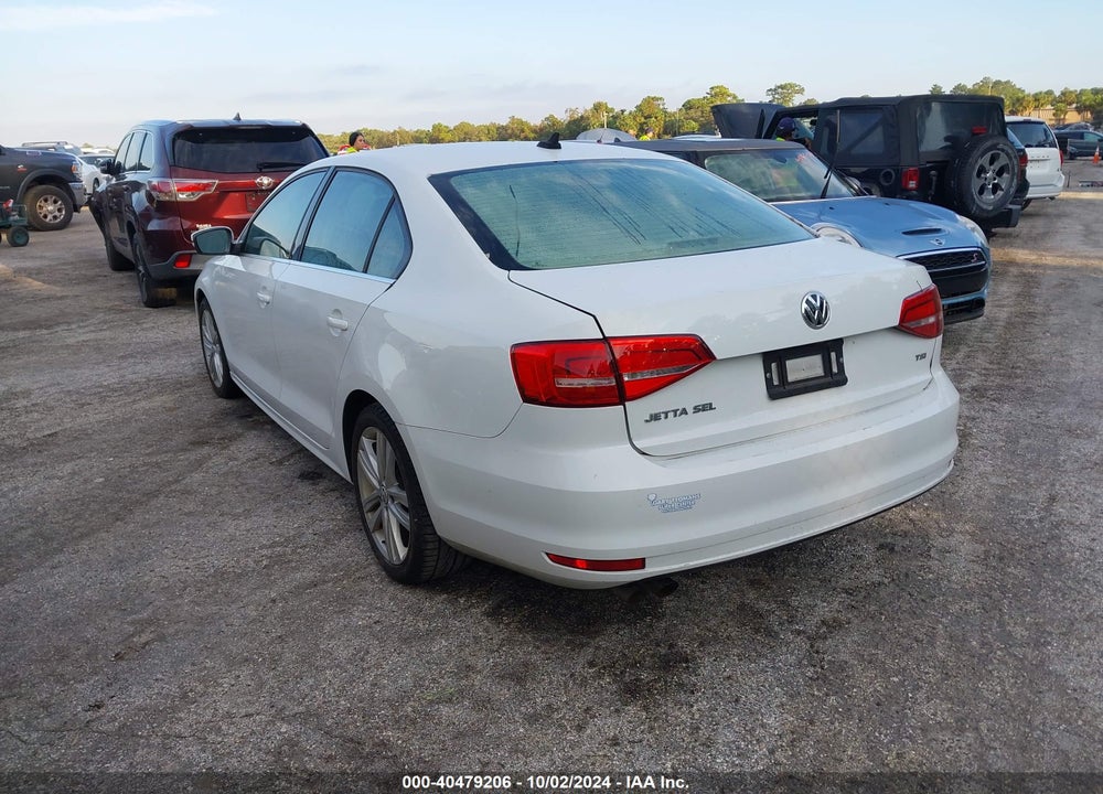 2015 VOLKSWAGEN JETTA 1.8T SEL VIN: 3VWL07AJ9FM236954