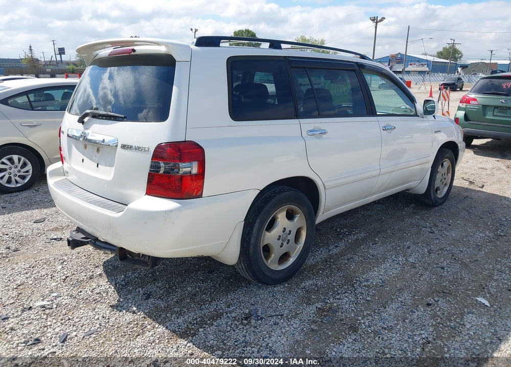 2006 TOYOTA HIGHLANDER SPORT V6 VIN: JTEGP21A960119408