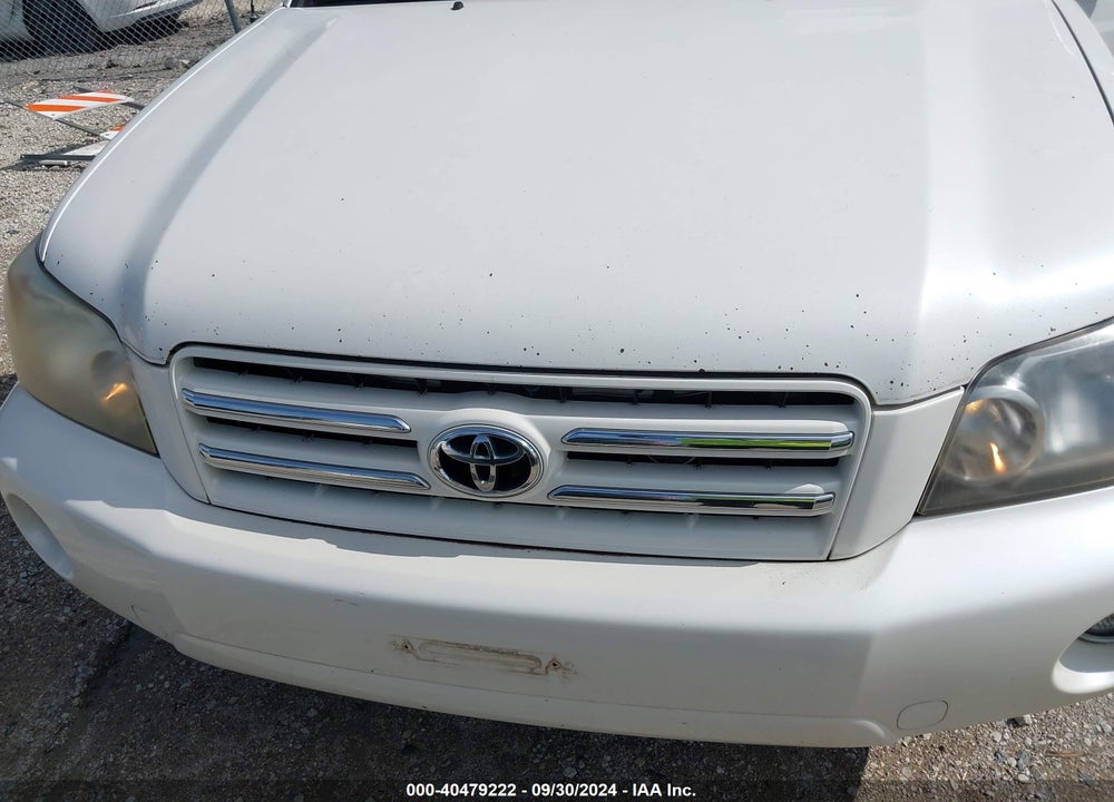 2006 TOYOTA HIGHLANDER SPORT V6 VIN: JTEGP21A960119408