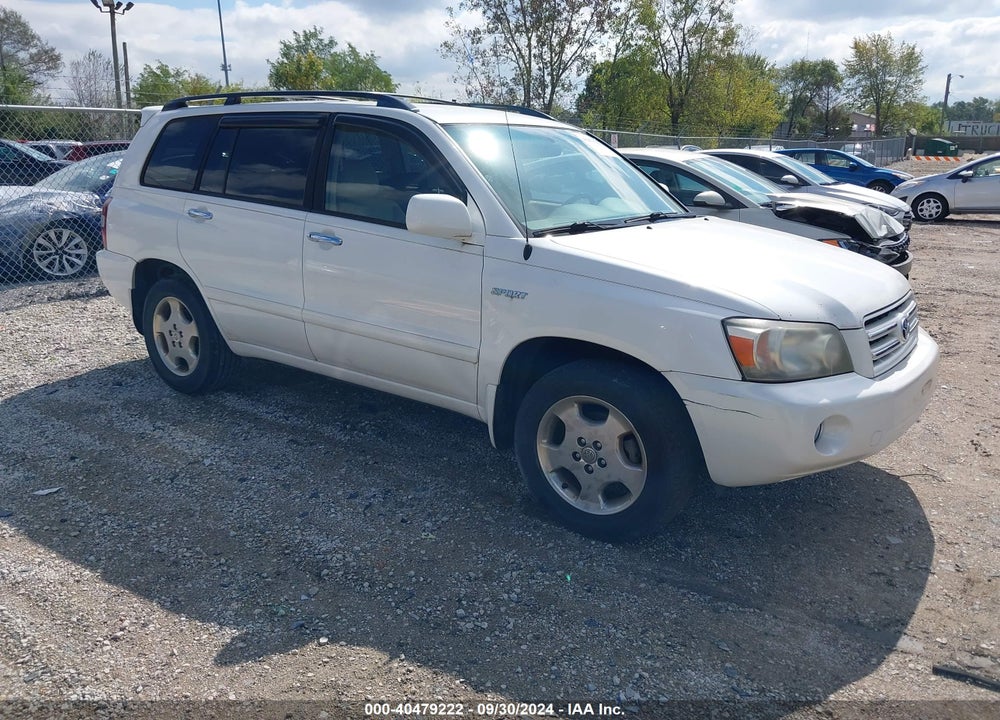 2006 TOYOTA HIGHLANDER SPORT V6 VIN: JTEGP21A960119408