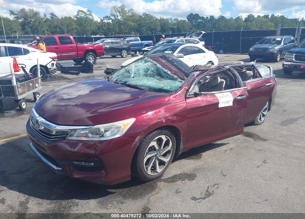 2016 HONDA ACCORD EX VIN: 1HGCR2F71GA221809