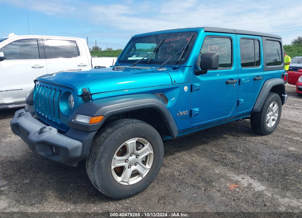 2019 ANGLER JEEP WR UNLIMITED SPORT S 4X4 VIN: 1C4HJXDG1KW610912