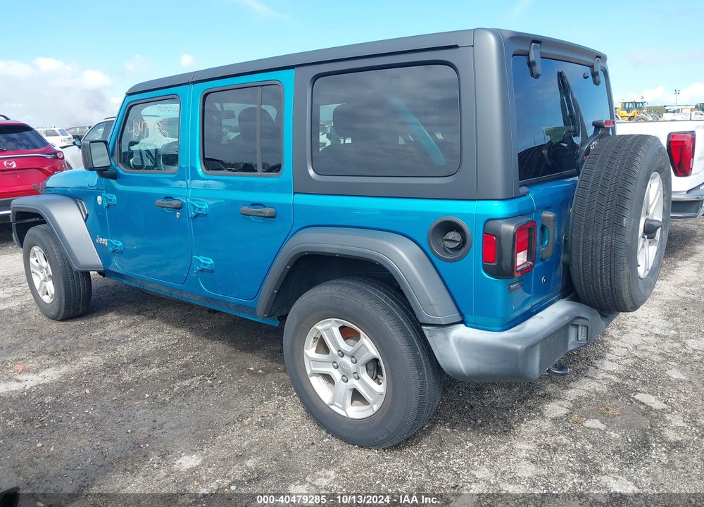 2019 ANGLER JEEP WR UNLIMITED SPORT S 4X4 VIN: 1C4HJXDG1KW610912