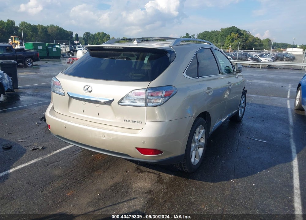 2011 LEXUS RX 350 VIN: 2T2ZK1BAXBC051314