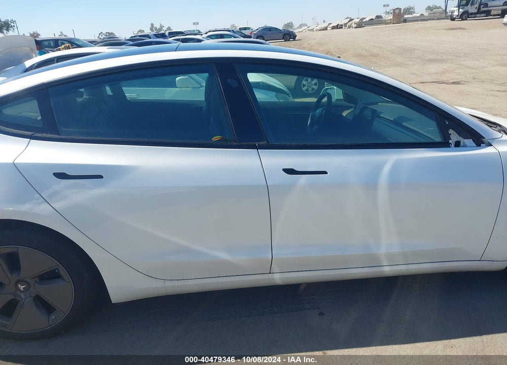 2021 TESLA MODEL 3 STANDARD RANGE PLUS REAR-WHEEL DRIVE VIN: 5YJ3E1EA8MF059133