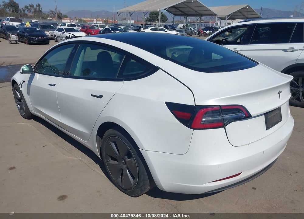 2021 TESLA MODEL 3 STANDARD RANGE PLUS REAR-WHEEL DRIVE VIN: 5YJ3E1EA8MF059133