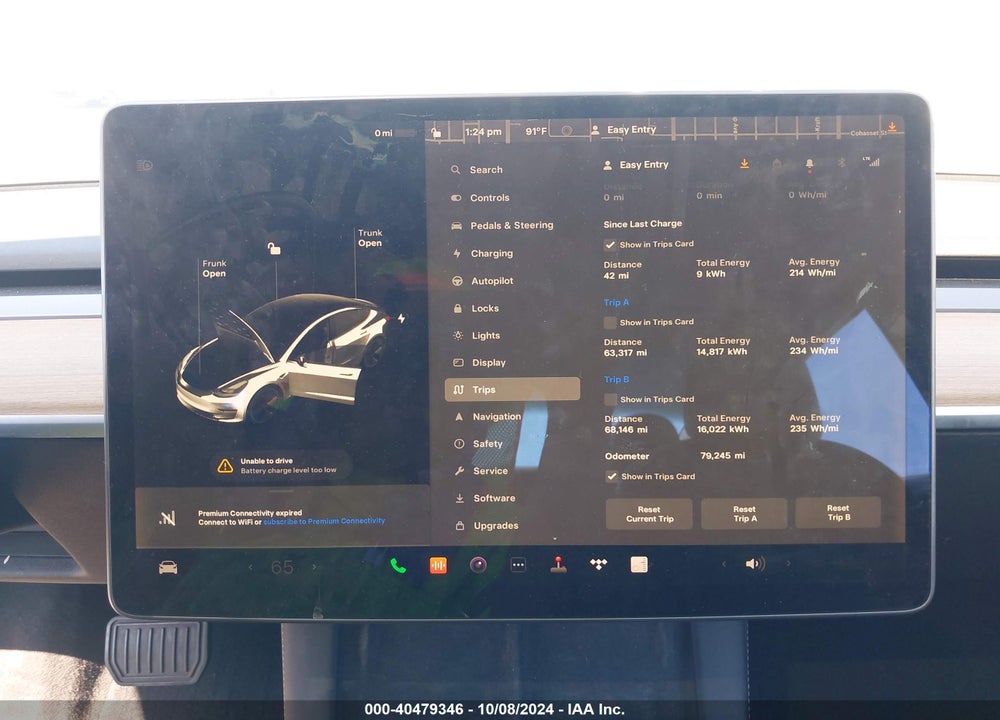 2021 TESLA MODEL 3 STANDARD RANGE PLUS REAR-WHEEL DRIVE VIN: 5YJ3E1EA8MF059133
