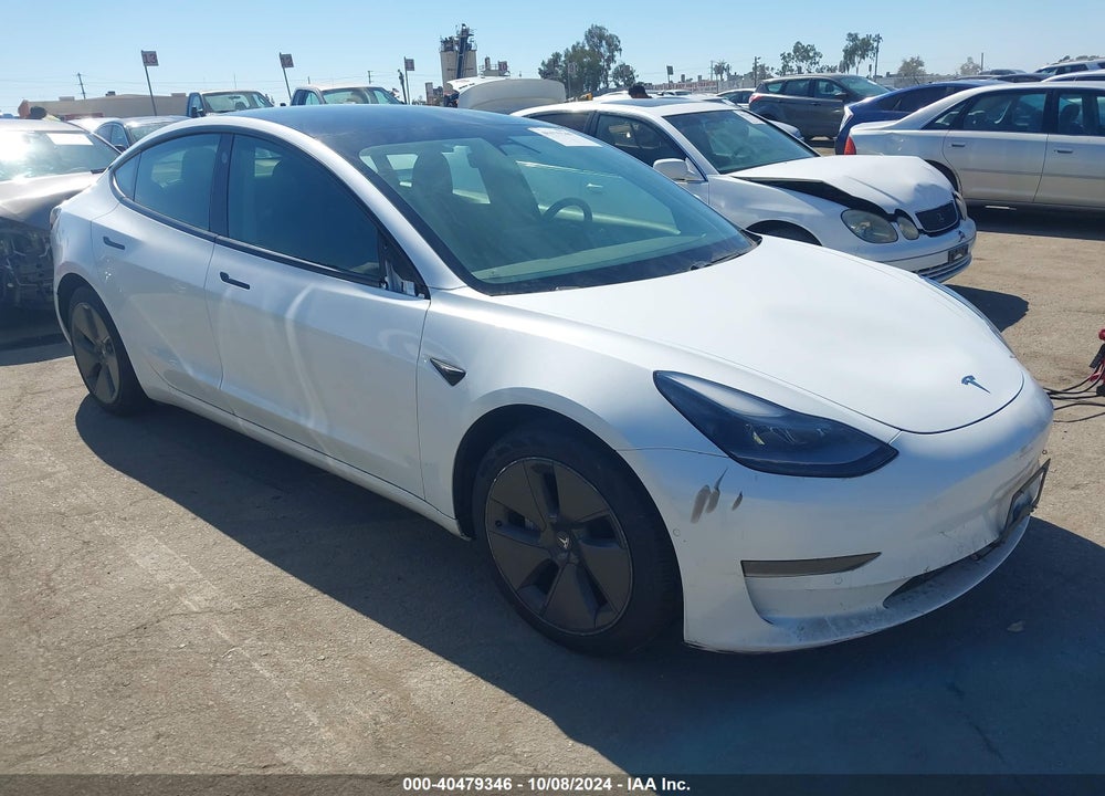 2021 TESLA MODEL 3 STANDARD RANGE PLUS REAR-WHEEL DRIVE VIN: 5YJ3E1EA8MF059133