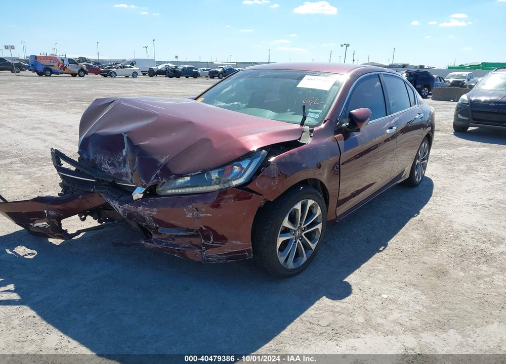 2015 HONDA ACCORD SPORT VIN: 1HGCR2F57FA273300