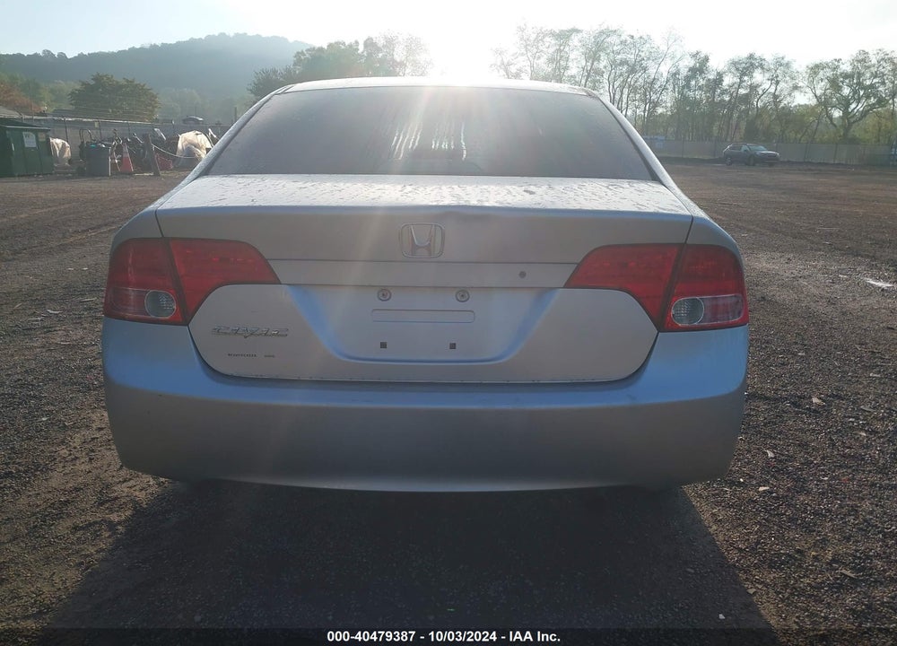 2007 HONDA CIVIC LX VIN: 1HGFA165X7L022498