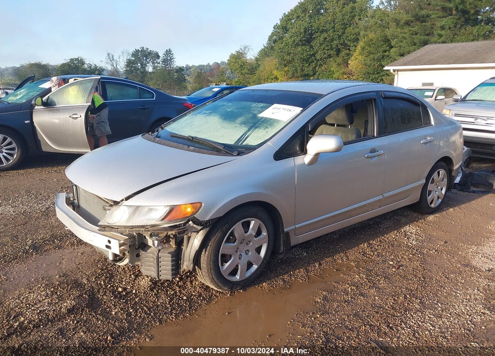 2007 HONDA CIVIC LX VIN: 1HGFA165X7L022498