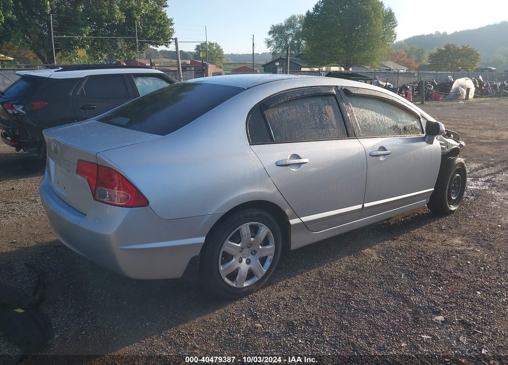 2007 HONDA CIVIC LX VIN: 1HGFA165X7L022498