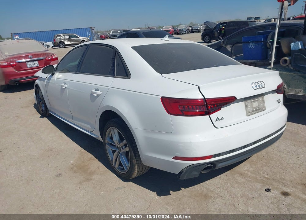 2017 AUDI A4 2.0T SEASON OF  ULTRA PREMIUM VIN: WAUKMAF48HN041243