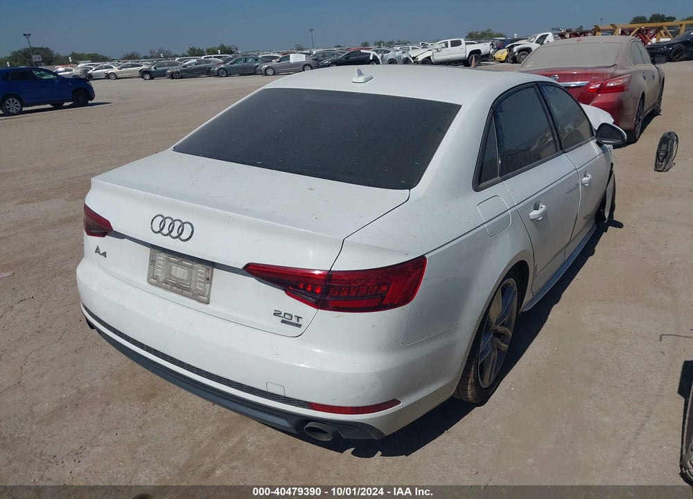 2017 AUDI A4 2.0T SEASON OF  ULTRA PREMIUM VIN: WAUKMAF48HN041243