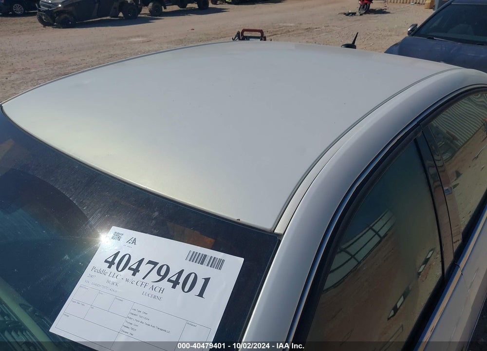 2007 BUICK LUCERNE VIN: 1G4HD57207U142410