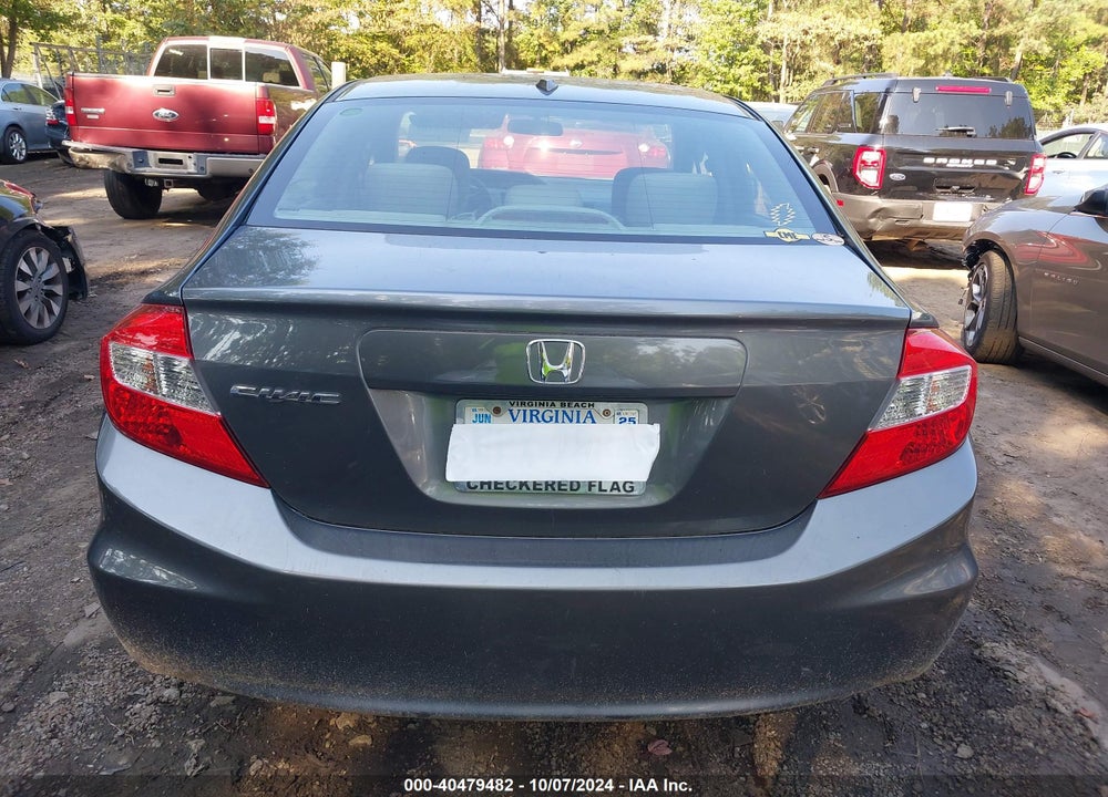 2012 HONDA CIVIC EX VIN: 19XFB2F88CE046460
