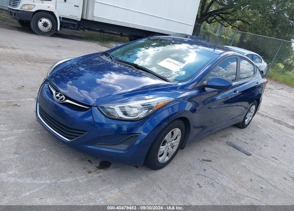 2016 HYUNDAI ELANTRA SE VIN: 5NPDH4AE2GH756843