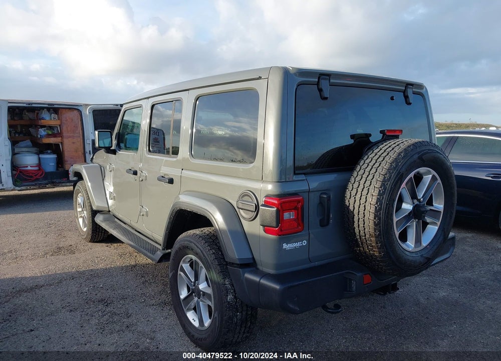 2021 ANGLER JEEP WR UNLIMITED SAHARA 4X4 VIN: 1C4HJXEG4MW840672