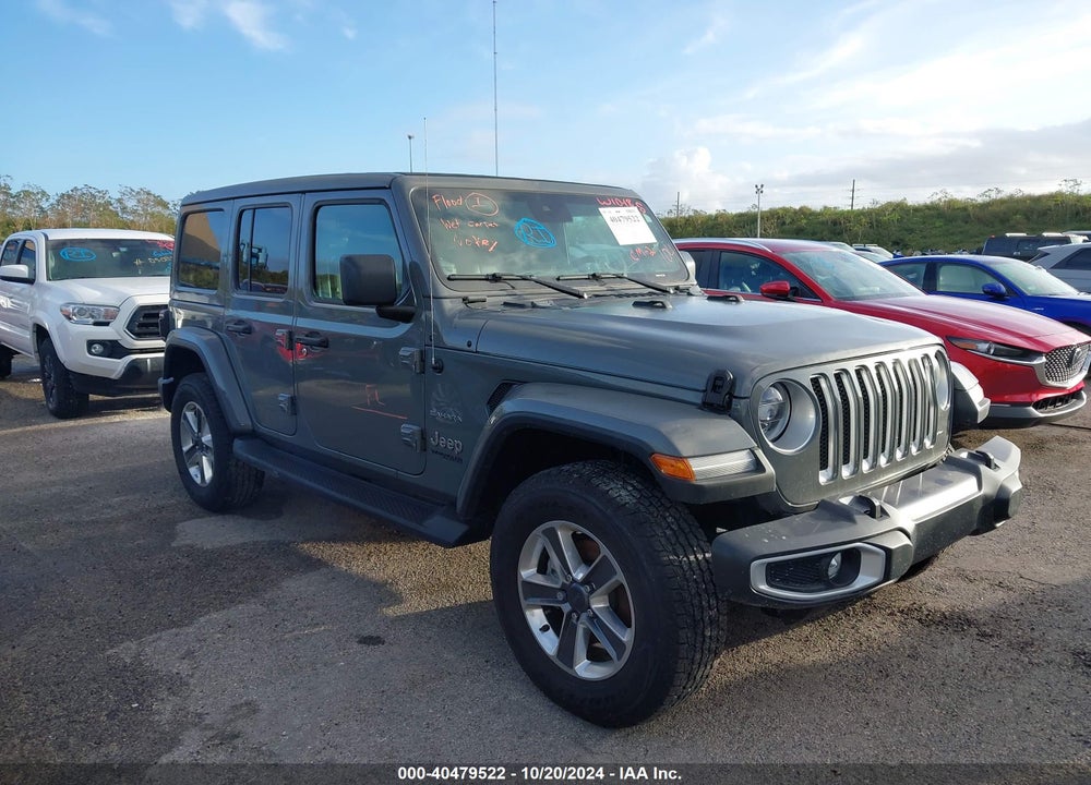 2021 ANGLER JEEP WR UNLIMITED SAHARA 4X4 VIN: 1C4HJXEG4MW840672