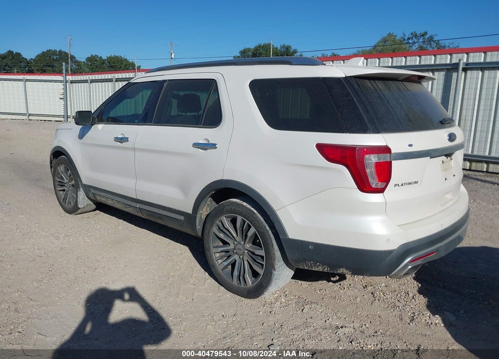 2016 FORD EXPLORER PLATINUM VIN: 1FM5K8HT6GGB33694